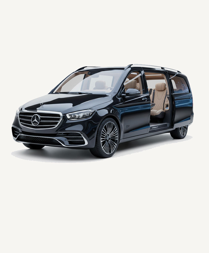 Minivan Mercedes VIP, with chauffeur service